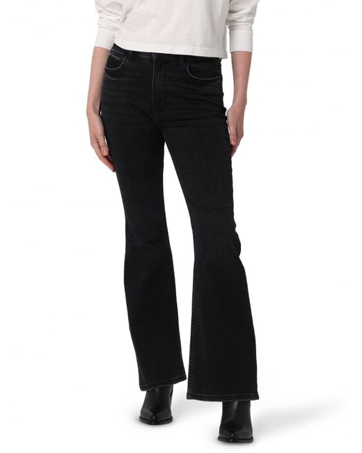 Wrangler Black Womens High-waisted Fierce Flare Jeans