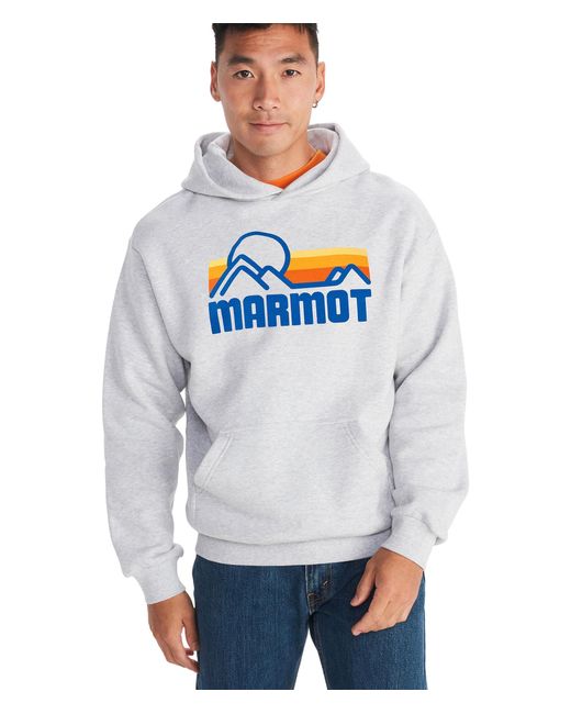 Marmot Gray Coastal Hoodie for men