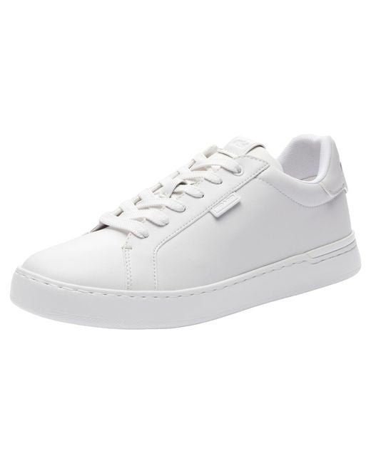 COACH White Lowline Leather Low Top Shoes 11 D for men