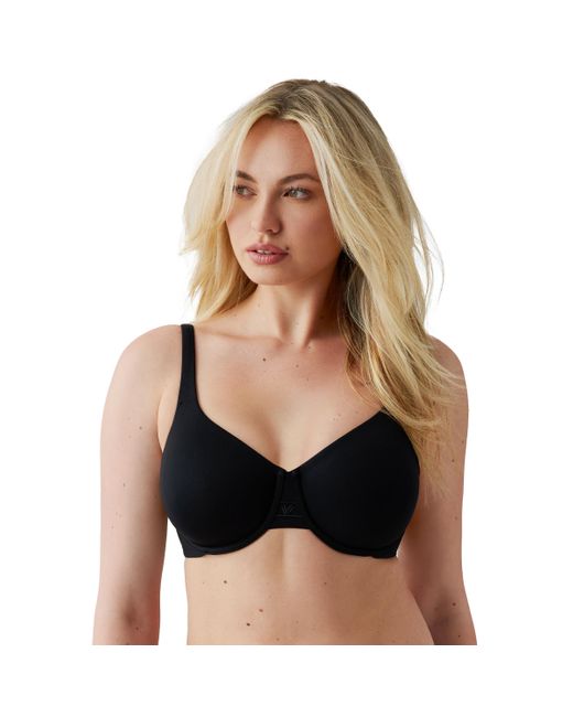 Wacoal Black Ever Flexing Unlined Underwire Full Coverage Bra