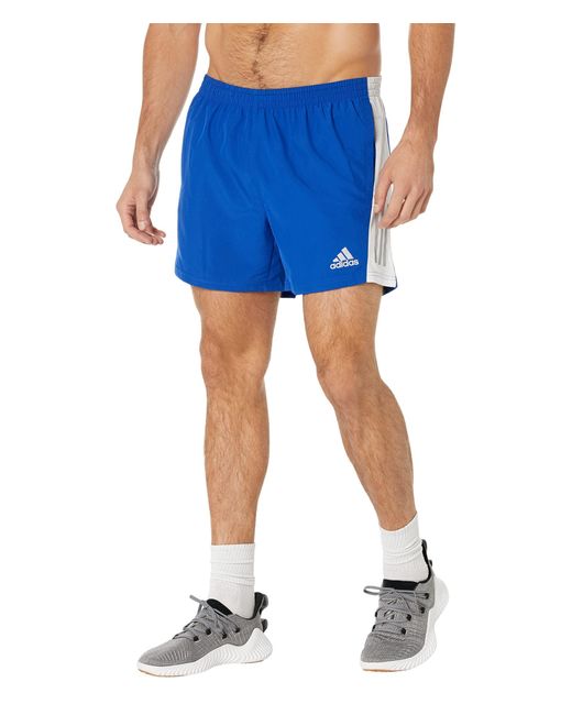 Adidas Blue Own The Run 5 Shorts for men