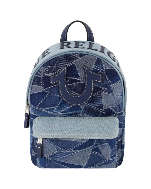 True Religion Blue Mini Backpack