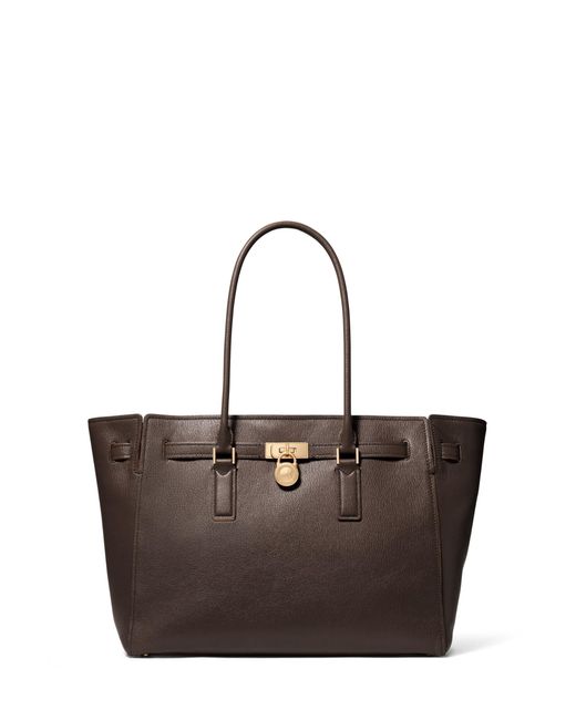 Michael Kors Brown Hamilton Large Tote