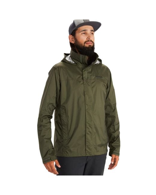 Marmot Green Precip Eco Jacket | Lightweight for men