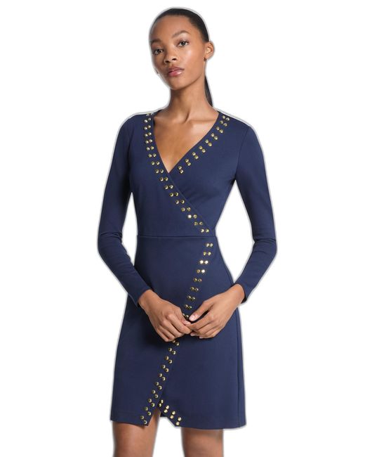 what color goes with blue dress Michael Kors denim dress  USASHOPDIRECT LLC