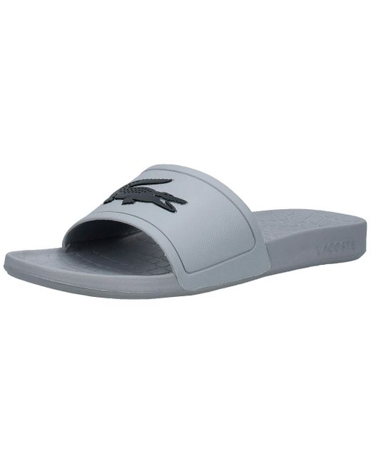 lacoste men's slide sandals