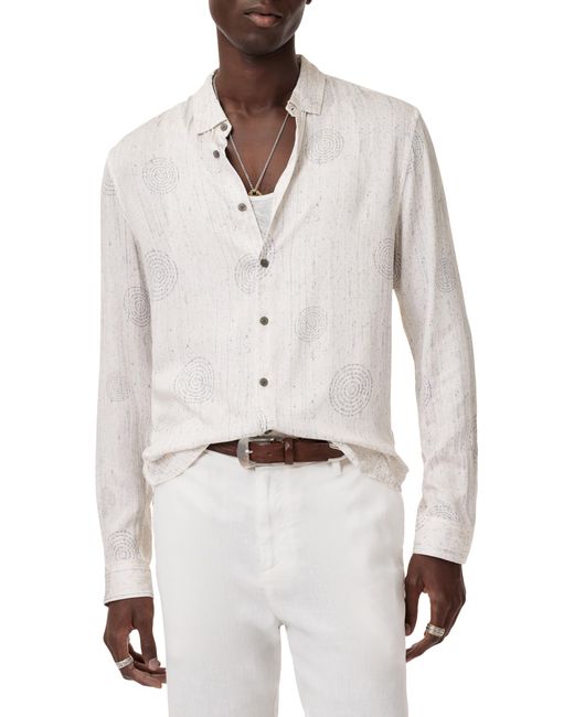 John Varvatos White Luca Shirt for men