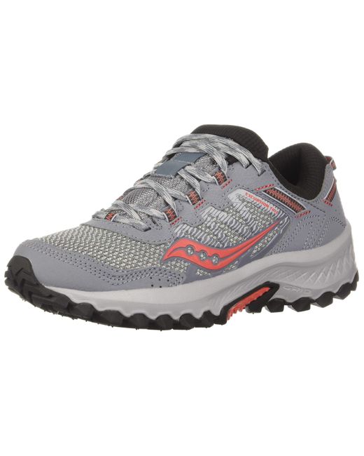 Saucony Women's Versafoam Excursion TR13 Road Running Shoes - Trail Runner, Black/Light Blue, 6.5 M US - View #10