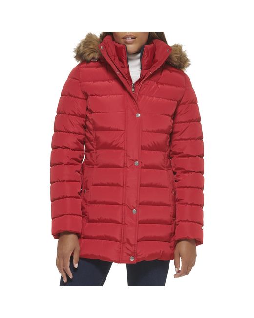 Tommy Hilfiger Red Everyday Weather Resistant Jacket