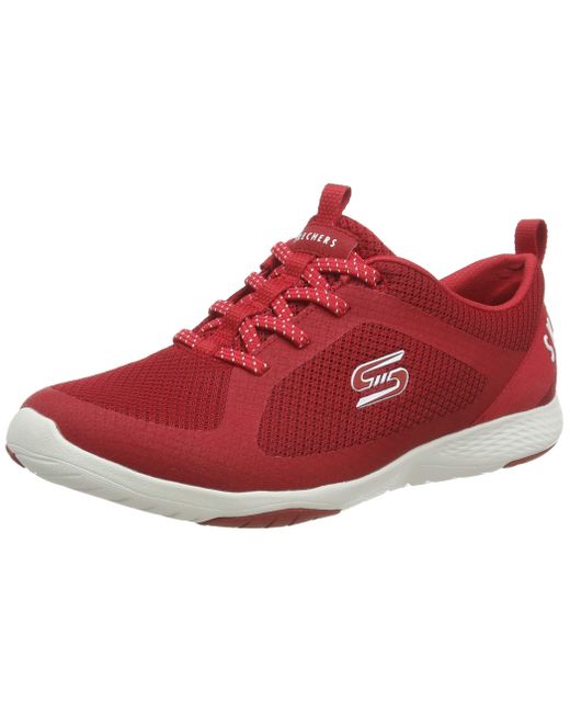 Skechers Womens Fashion Sneaker in Red - Save 16% - Lyst