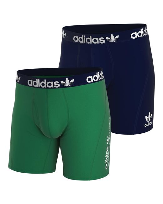 Adidas Originals Green Originals Trefoil 2-pack Boxer Brief for men