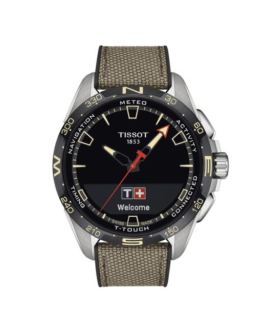 Tissot Metallic S T-touch Connect Solar Antimagnetic Titanium Case Quartz Watches for men