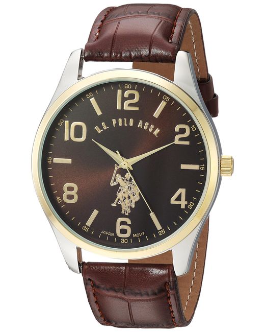 us polo leather watches