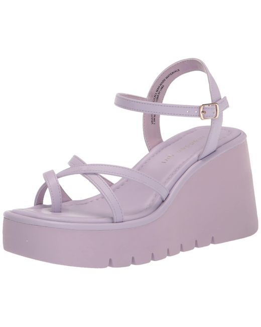 Madden Girl Vaultt Wedge Sandal in Purple | Lyst