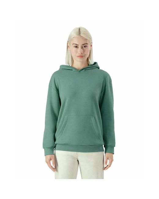 American Apparel Reflex Fleece Pullover Hoodie Sweatshirt in Green Lyst