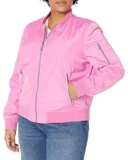 Levi's Pink Melanie Bomber Jacket
