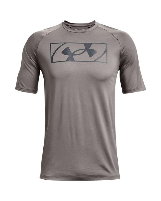 Under Armour Gray Tech 2.0 Tilt Short Sleeve T-shirt for men