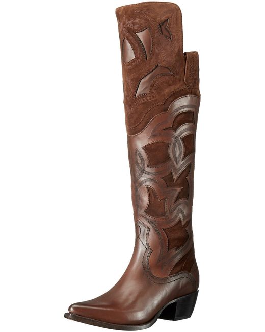 frye shane embroidered tall