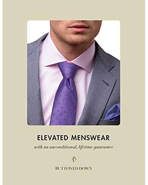 Spread-Collar Supima Cotton Non-Iron BUTTONED DOWN Mens Tailored Fit French Cuff Dress Shirt Brand