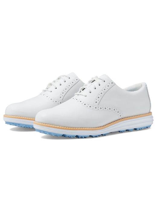 Cole Haan White Originalgrand Shortwing Golf (Optic/ Bell/Optic) Shoes