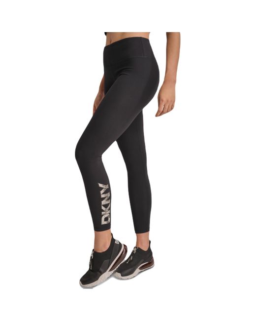 DKNY Black High Waist Balance Compression Legging