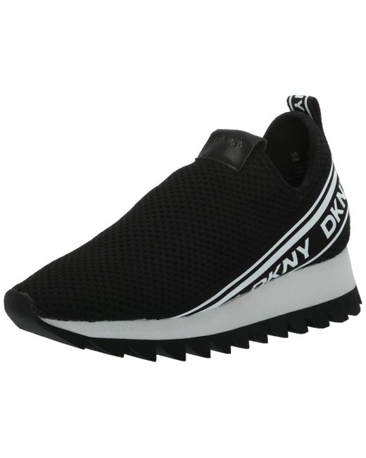DKNY Black Alani-slip On Snea Sneaker