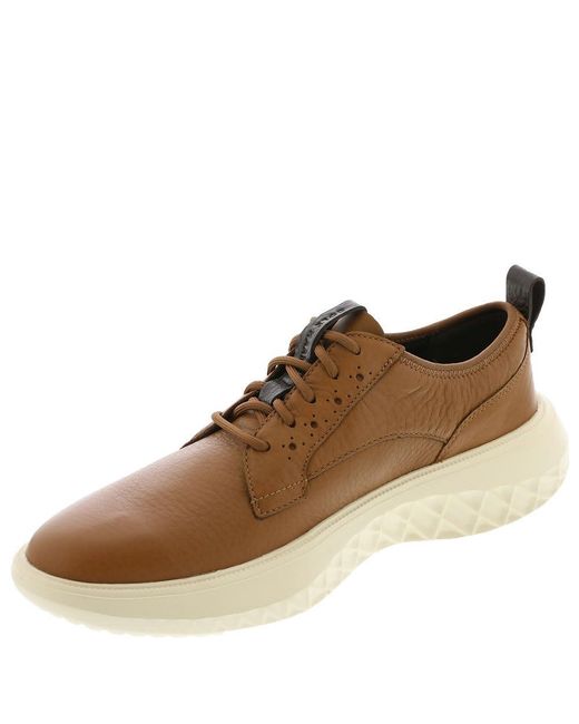 Cole Haan Brown Zerogrand Work From Anywhere Plain Toe Oxford for men