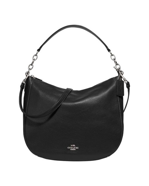 COACH Black Elle Hobo Shoulder Bag
