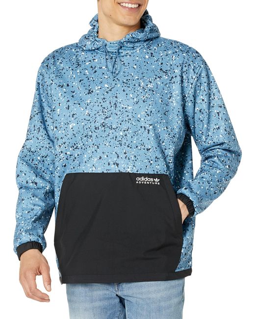 adidas Originals Adventure Winter All Oversize Printed Hoodie in Blue for  Men | Lyst