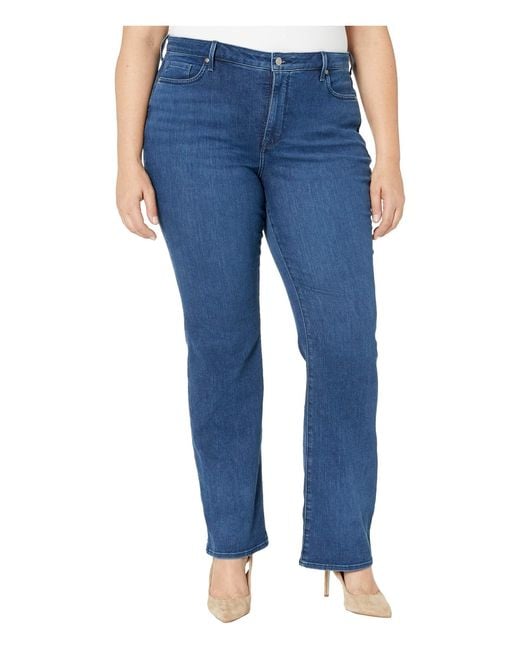 NYDJ Blue Size Barbara Bootcut Jeans | Flare & Slimming Fit Pants