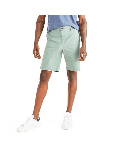 Dockers Blue Ultimate Straight Fit Supreme Flex Shorts for men