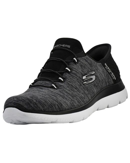 Skechers Black Free Slip-ins – Memory Foam