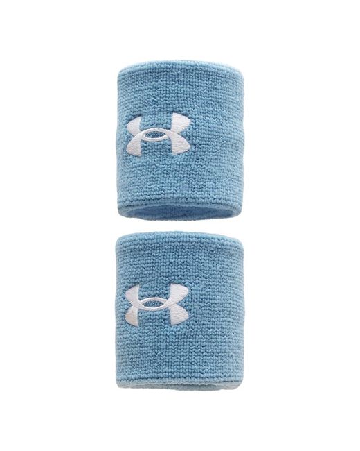 Under Armour Blue 3-inch Performance Wristband 2-pack, for men