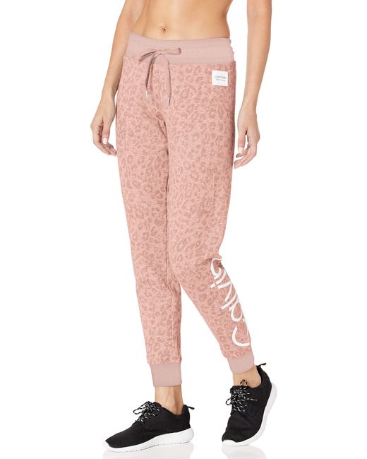calvin klein pink sweatpants