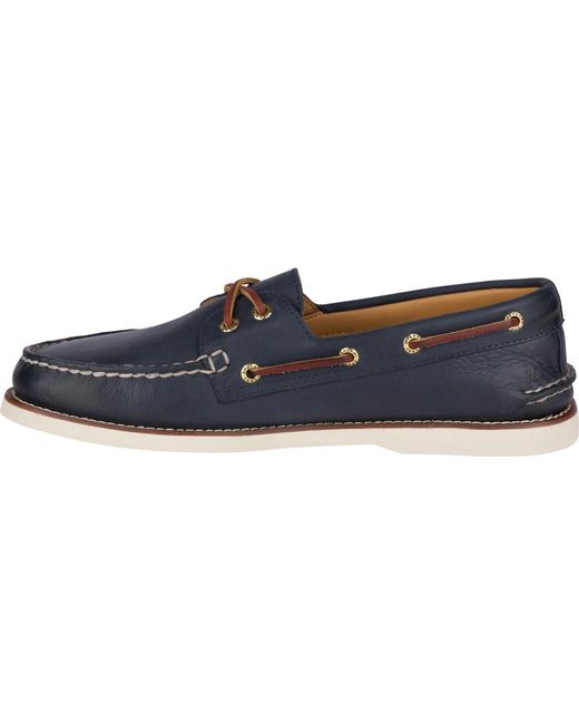 Sperry Top-Sider Blue Gold Cup Authentic Original 2-eye Boat Shoe for men