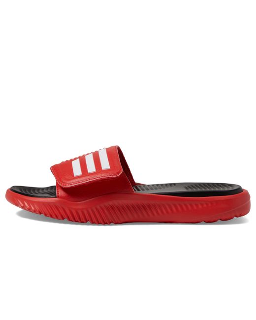 Adidas Red Alphabounce Slides Sandal