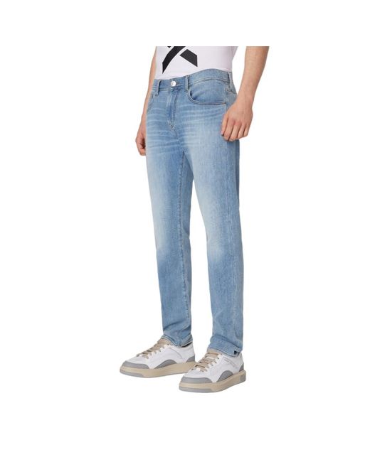 Emporio Armani A|X ARMANI EXCHANGE J13 Slim Fit Comfort Fabric Stretch Denim Jeans in Blue für Herren