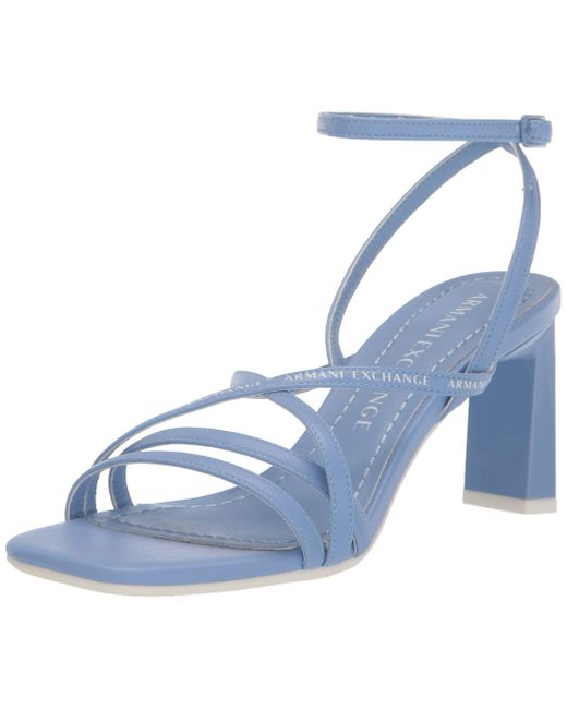 Emporio Armani Blue A | X Armani Exchange Dalia High Heel Sandals Heeled