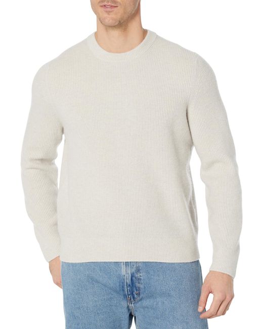 Vince White S Boiled Cashmere Thermal Crew for men