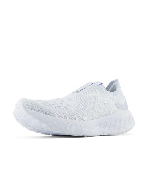 New Balance White Fresh Foam X 1080 Unlaced V1 Slip-on Running Shoe