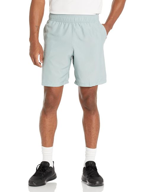 Under Armour Blue Woven Graphic Shorts, for men