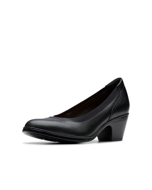 Clarks Black Emily 2 Edyth Pump