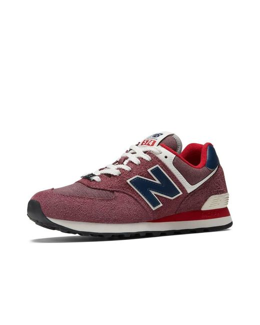 New Balance 574 V2 Lace-up Sneaker in Red | Lyst