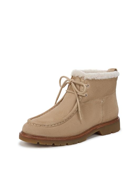 Vince Natural S Sierra Oxford Boot Light Dune Suede 5.5 M