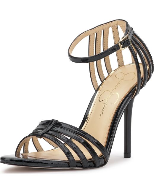 Jessica Simpson Black Nuvire Heeled Sandal