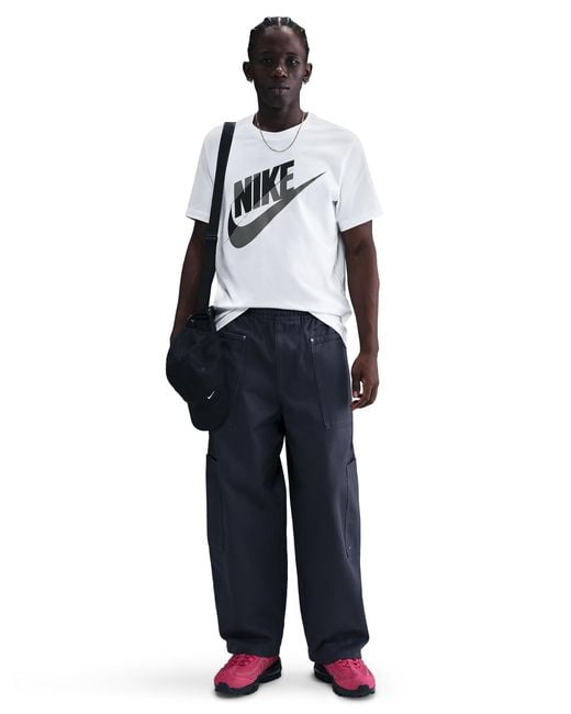 Nike Blue Sportswear T-shirt Block Futura for men