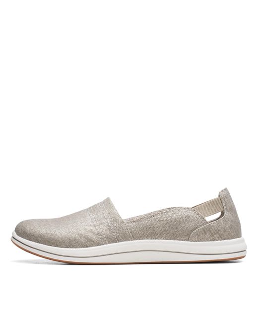 Clarks White Breeze Step Ii Loafer