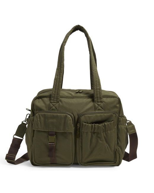 Vera Bradley Cotton Utility Oversized Tote Travel Bag in Green Lyst