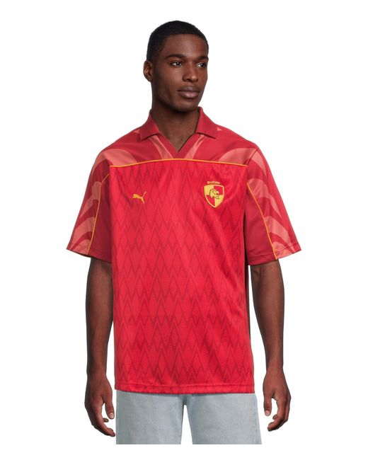PUMA Red Harry Potter Relaxed Soccer Jersey for men