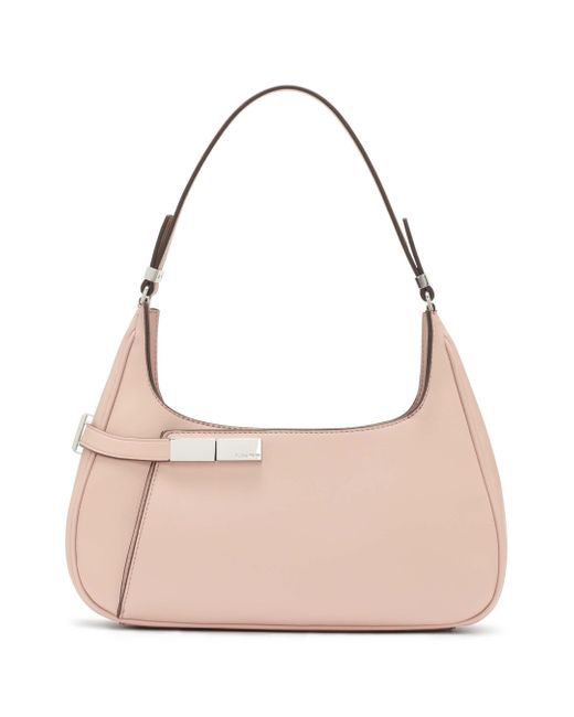 Calvin Klein Jade Top Zip Shoulder Bag in Pink Lyst